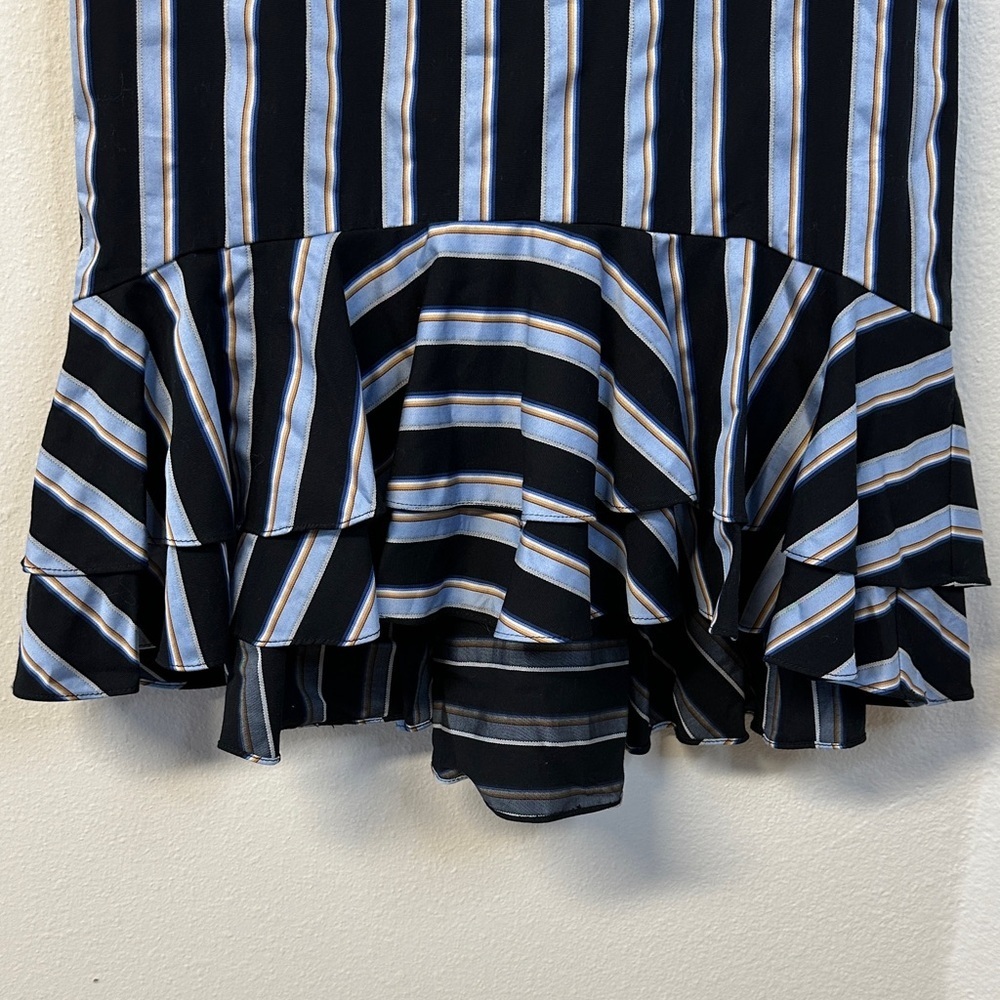 Wayf Korbin Striped Off-The-Shoulder Casual Dress S - Picture 5 of 7